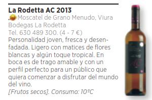 Nota de cata en la revista MiVino-Vinum Nota de cata en la revista MiVino-Vinum